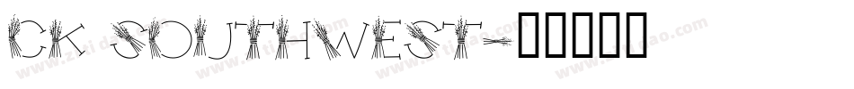 CK Southwest字体转换